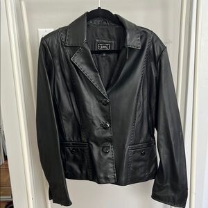 Leather Blazer